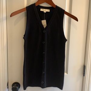 LOFT NWT V Neck sweater tank